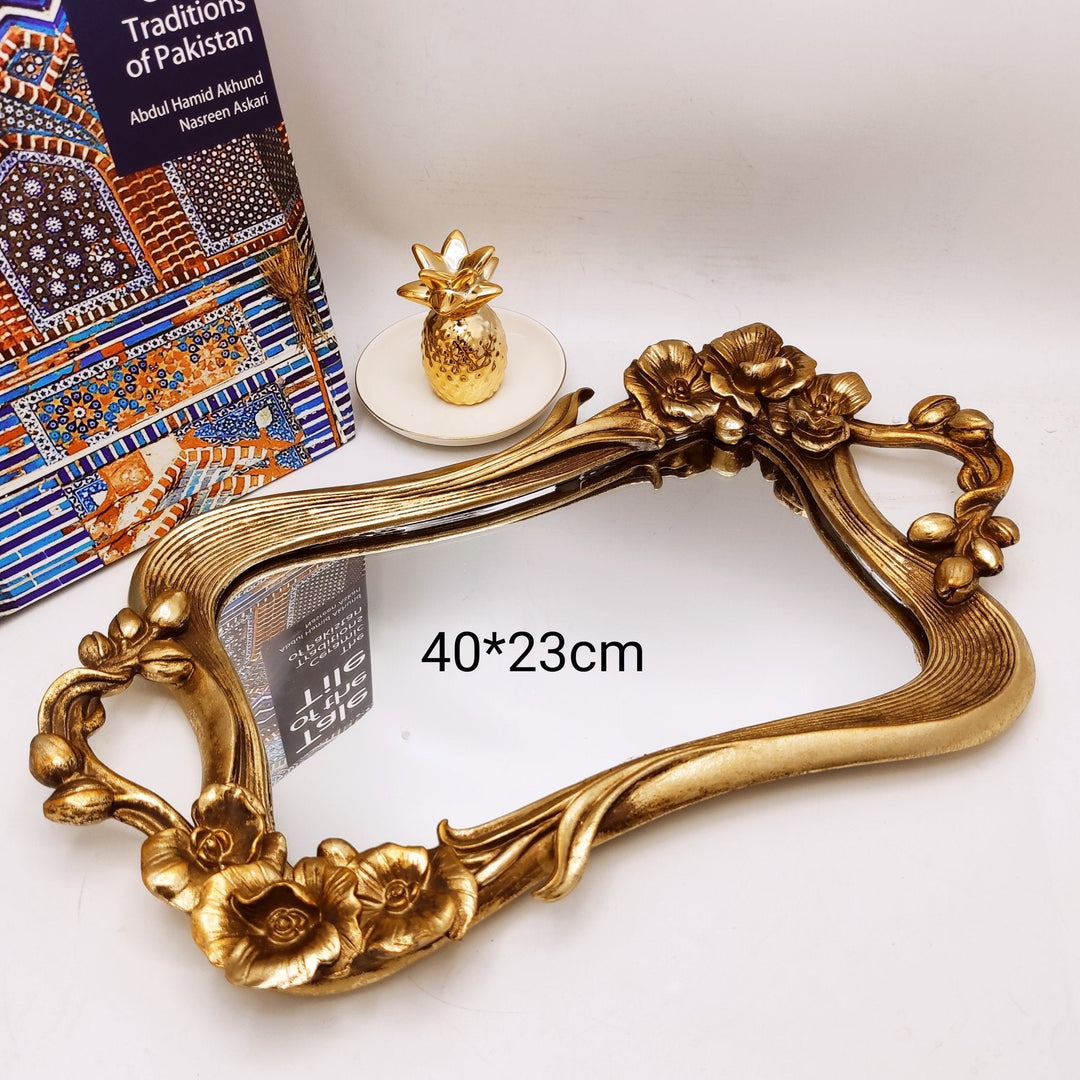Nordic Mirror Tray Decor (Rectangle) | Home Décor | Waseeh Pakistan