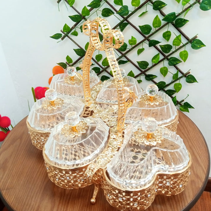 Nordic Tawny Dry Fruit Tray | Home Décor | Waseeh Pakistan