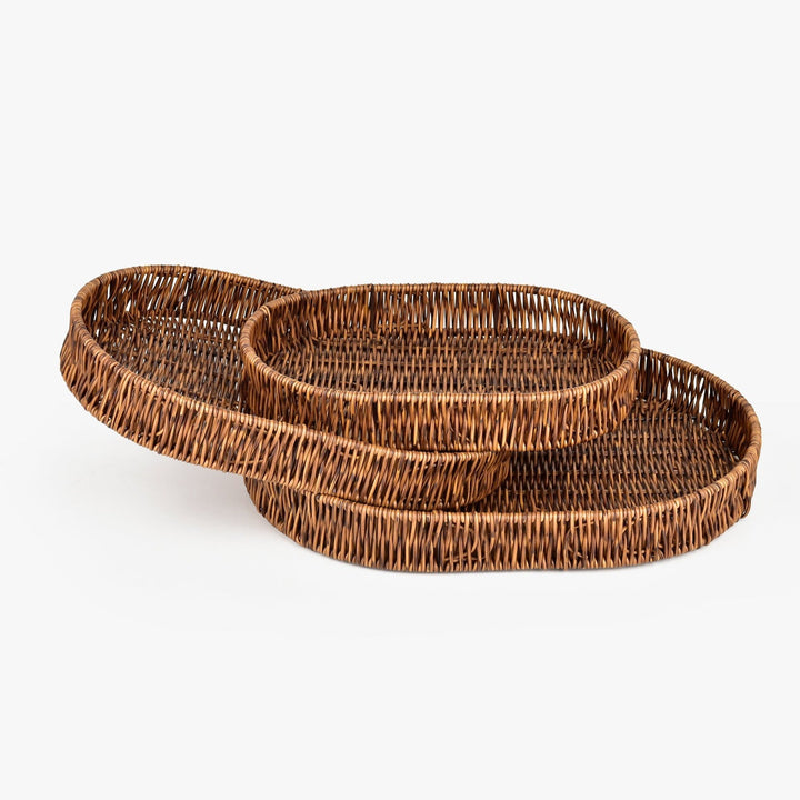 Nostalgic Braided Basket (Oval) | kitchen item | Waseeh Pakistan