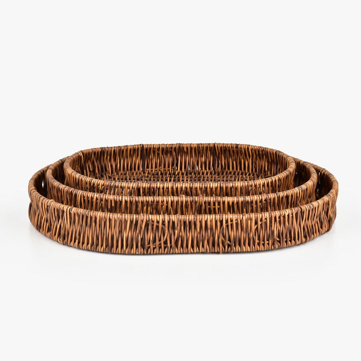 Nostalgic Braided Basket (Oval) | kitchen item | Waseeh Pakistan