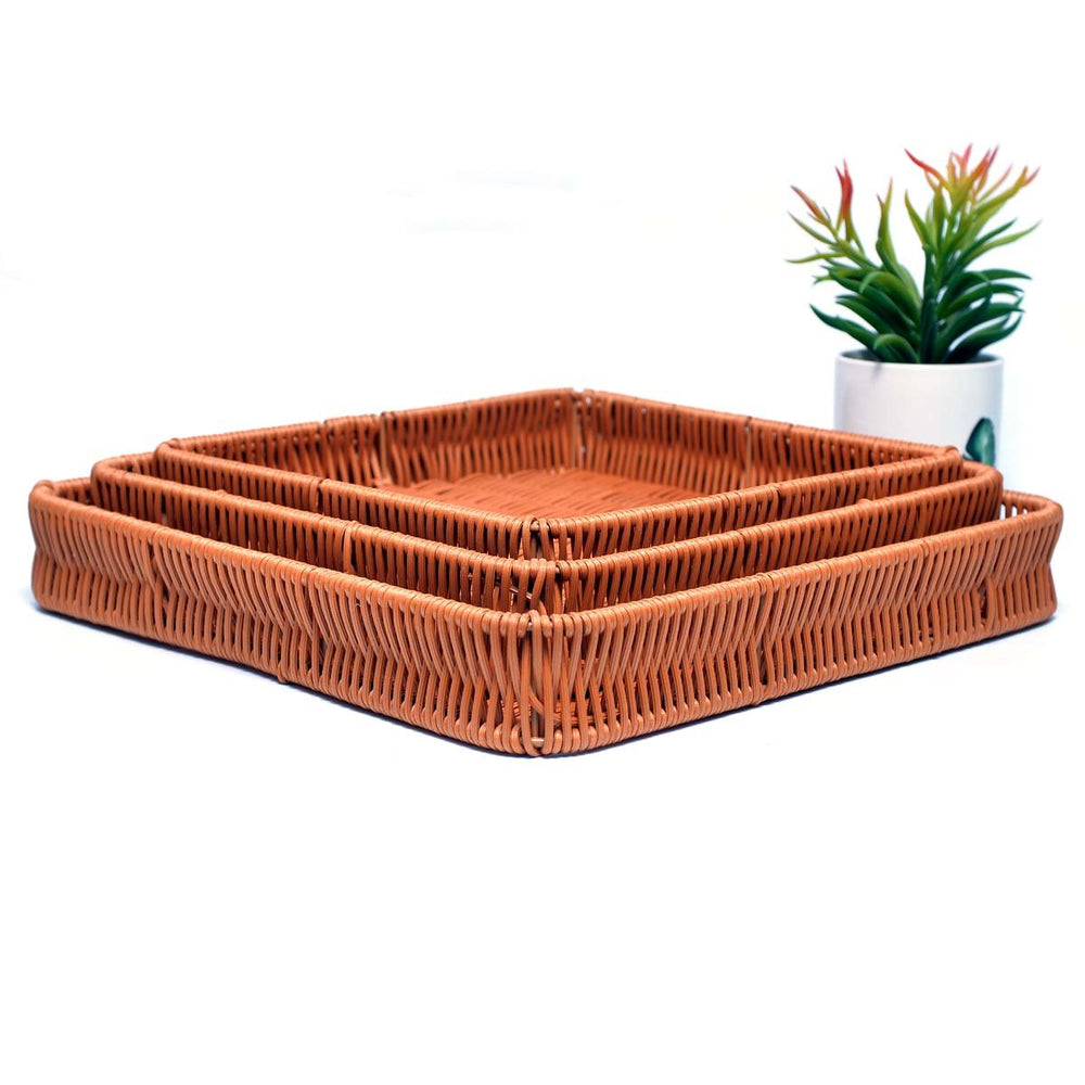 Nostalgic Braided Basket (Rectangle) | kitchen item | Waseeh Pakistan