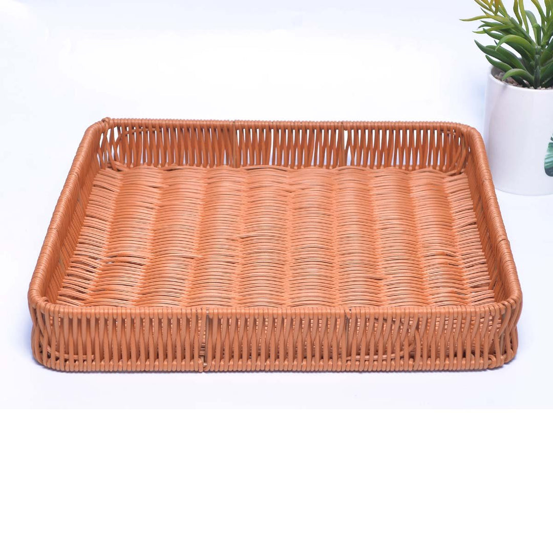 Nostalgic Braided Basket (Rectangle) | kitchen item | Waseeh Pakistan