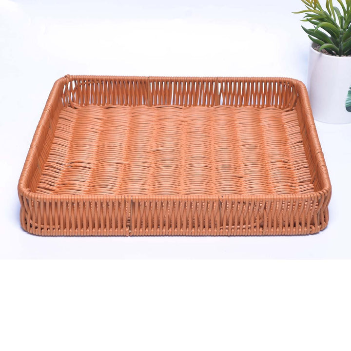 Nostalgic Braided Basket (Rectangle) | kitchen item | Waseeh Pakistan