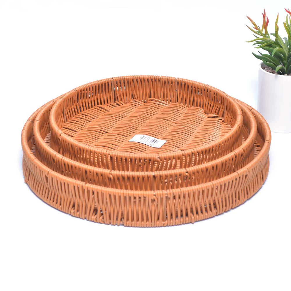 Nostalgic Braided Basket (Round) | kitchen item | Waseeh Pakistan