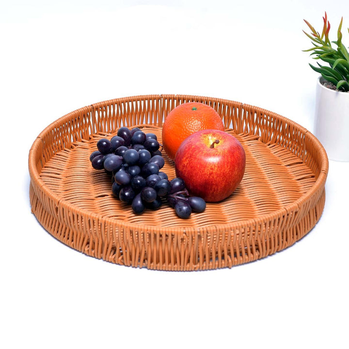 Nostalgic Braided Basket (Round) | kitchen item | Waseeh Pakistan