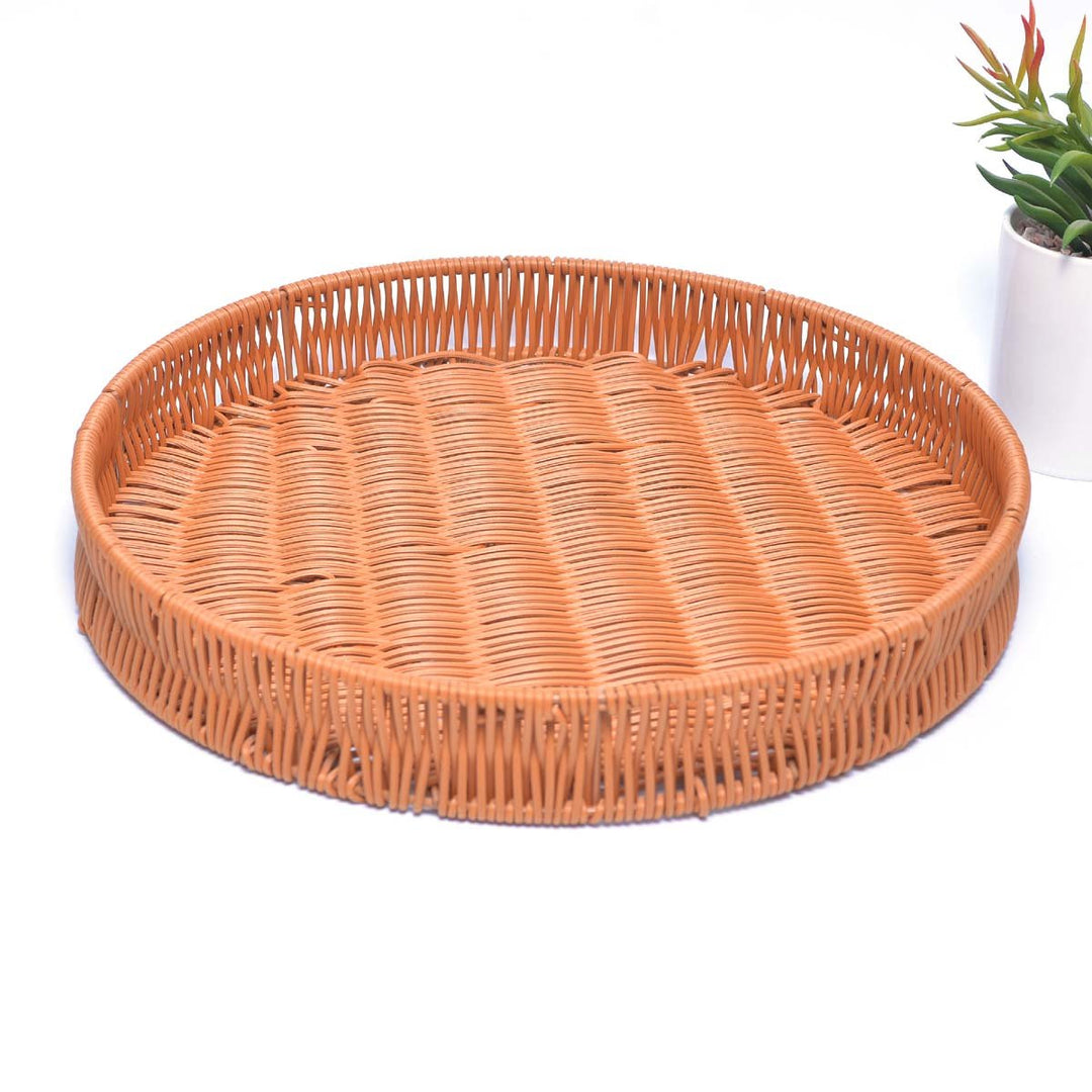 Nostalgic Braided Basket (Round) | kitchen item | Waseeh Pakistan