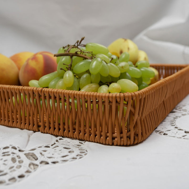 Nostalgic Braided Basket (Square) | kitchen item | Waseeh Pakistan