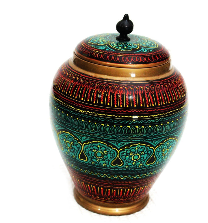 Wooden Candy Jar in Nakshi Art 9&