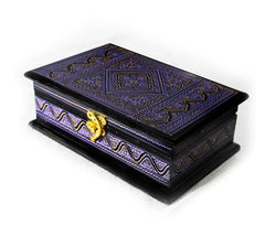 Wooden Hand Made Jewellery Box - Medium - 9"x6"x3" - waseeh.com