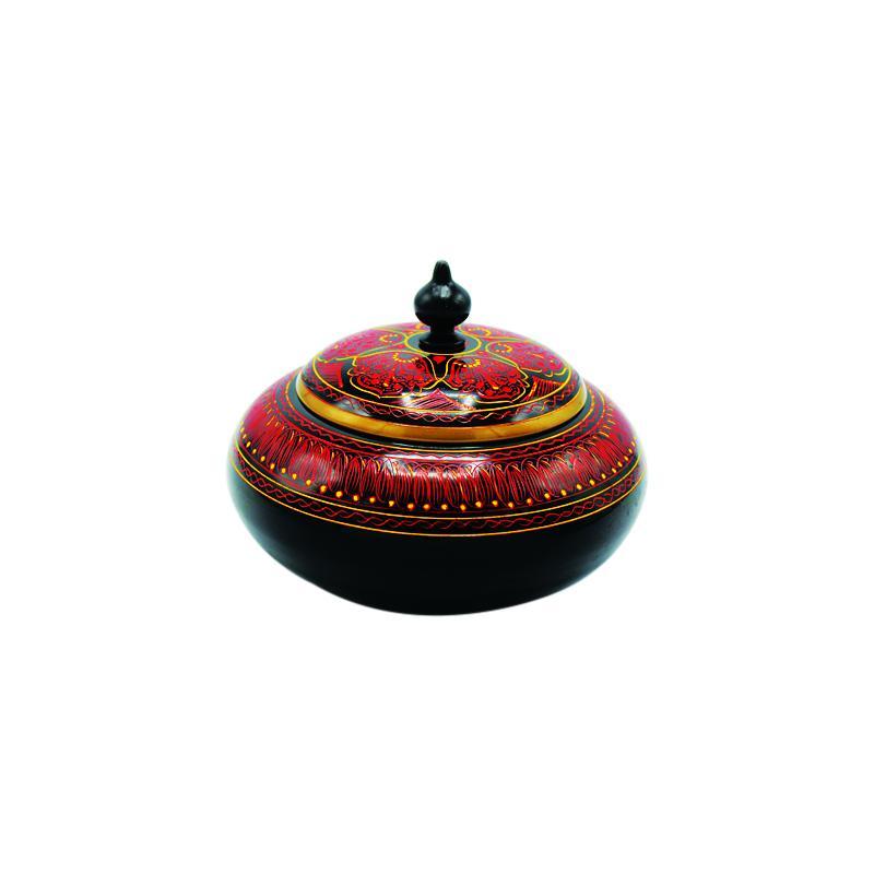 Nakshi Decor Flat Pot - 5" - waseeh.com