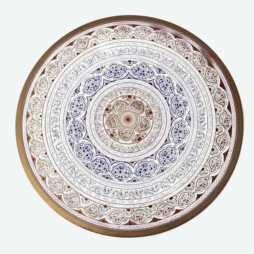 Nakshi Art Wooden Table - waseeh.com