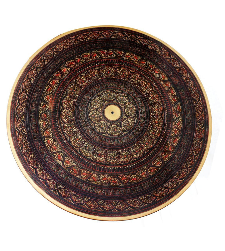 Wooden Table in Nakshi Art Top 24&