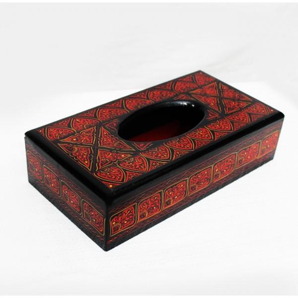 Wooden Tissue Box - Nakshi -nqtx3 - waseeh.com