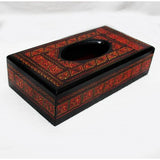 Wooden Tissue Box - Nakshi - waseeh.com