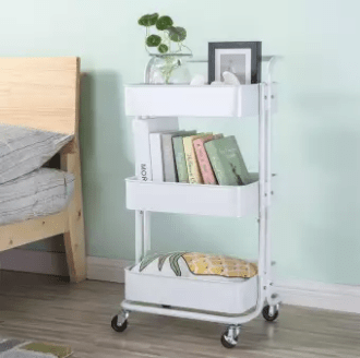 Nude Trolley Storage Basket (3-Tier) | kitchen item | Waseeh Pakistan