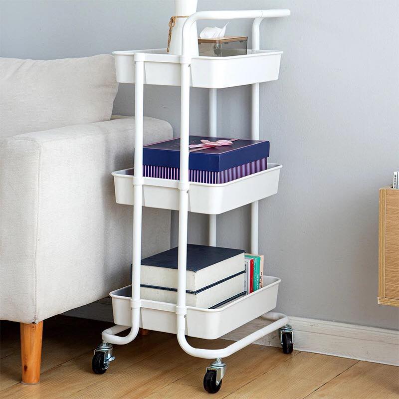 Nude Trolley Storage Basket (3-Tier) | kitchen item | Waseeh Pakistan