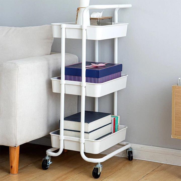 Nude Trolley Storage Basket (3-Tier) | kitchen item | Waseeh Pakistan