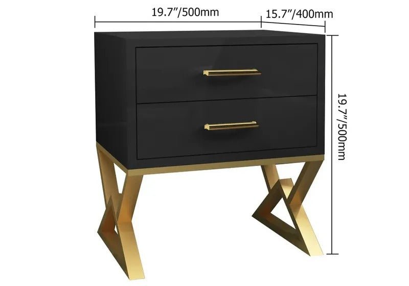 Nugatory Bedroom Lamp Organizer Drawer Side Table | Not Sale FB | Waseeh Pakistan