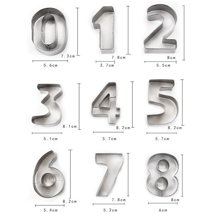 Digital Cookie Cutter (Pack of 9) - waseeh.com
