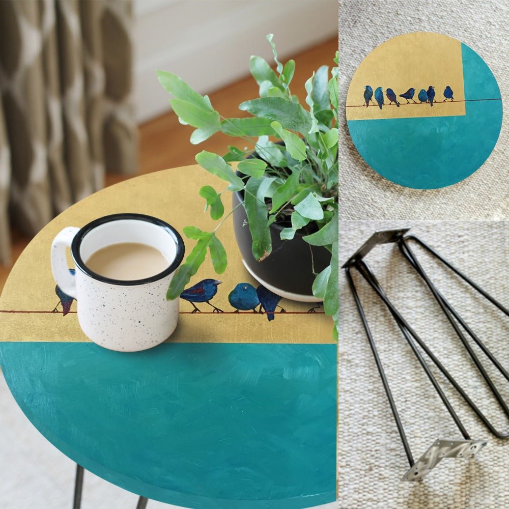 Oceans Birds Living Lounge Center Side Hairpin Table | Furniture | Waseeh Pakistan