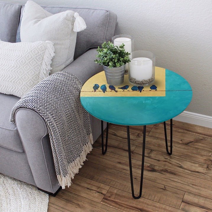 Oceans Birds Living Lounge Center Side Hairpin Table | Furniture | Waseeh Pakistan