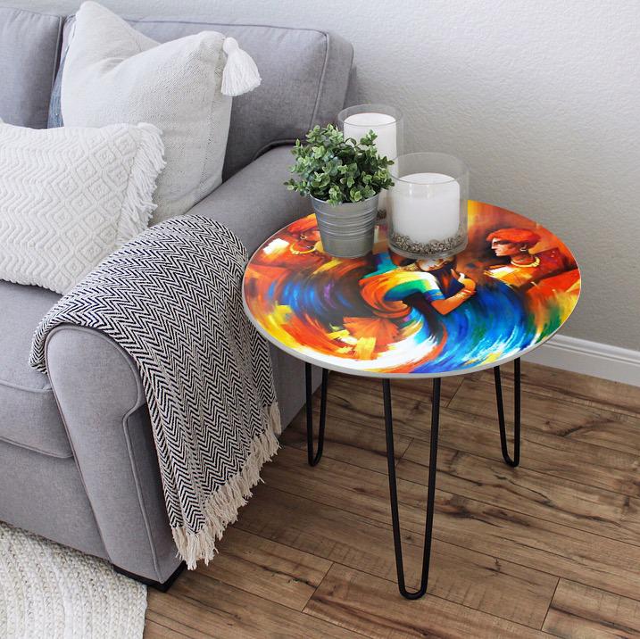 Odissi Living Lounge Center Soda Coffee Side Hairpin Table | Furniture | Waseeh Pakistan