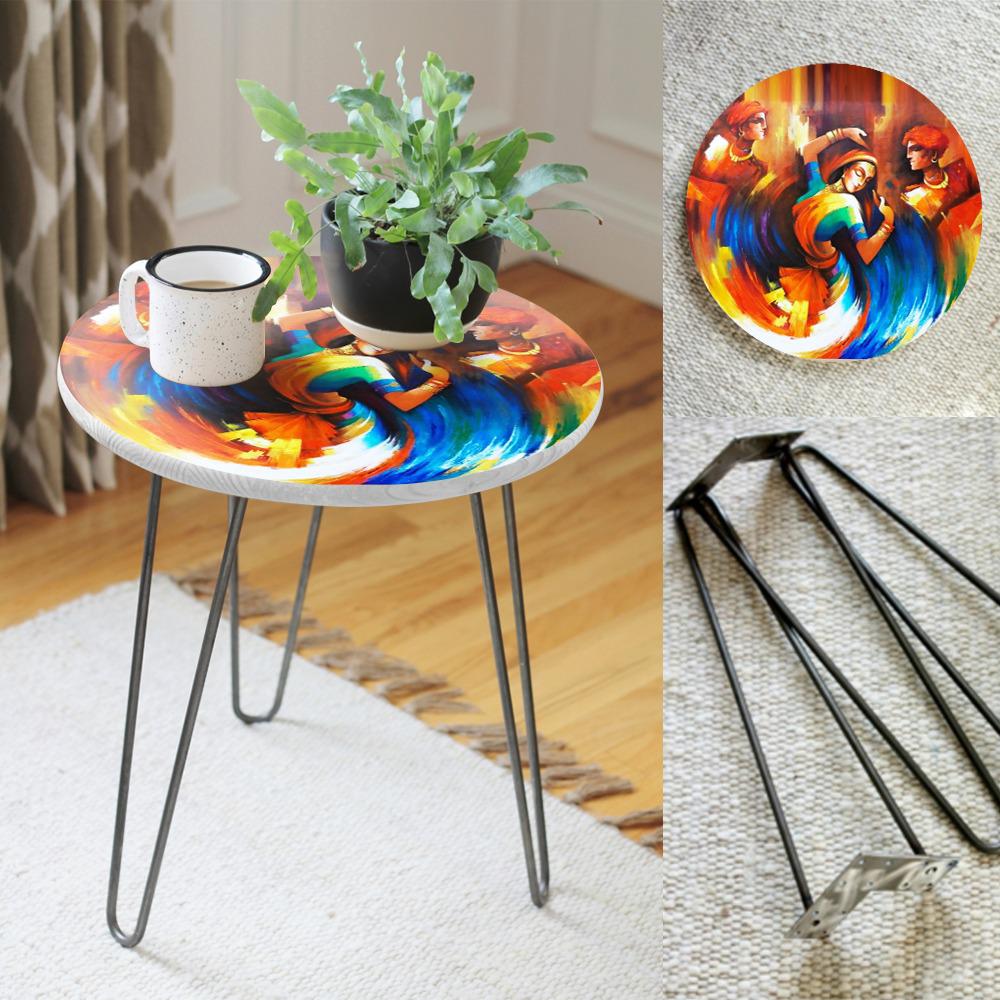 Odissi Living Lounge Center Soda Coffee Side Hairpin Table | Furniture | Waseeh Pakistan