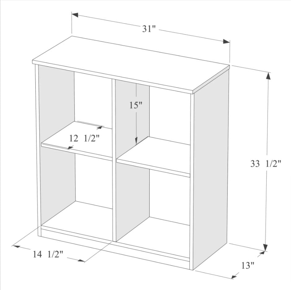 Office Taylor Living Lounge Bedroom Bookcase Organizer Cabinet | Furniture | Waseeh Pakistan