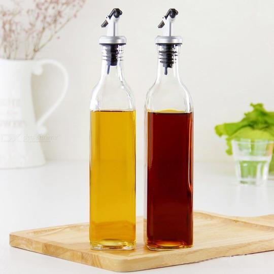 Oil and Vinegar Bottle Set (350 &amp; 250 ml) | kitchen item | Waseeh Pakistan