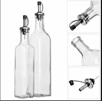 Oil &amp; Vinegar Cruet 2 piece Set (500 mL) | kitchen item | Waseeh Pakistan