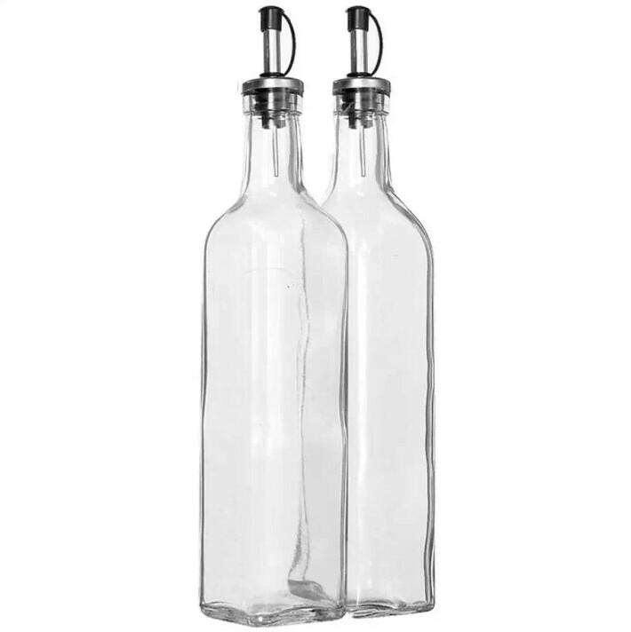 Oil &amp; Vinegar Cruet Set with Rack (3 Piece) | kitchen item | Waseeh Pakistan