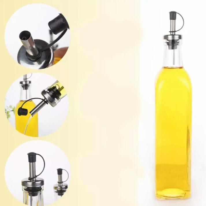Oil &amp; Vinegar Cruet Set with Rack (3 Piece) | kitchen item | Waseeh Pakistan