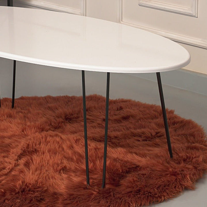 Old Oval Elm Hairpin Table | Furniture | Waseeh Pakistan