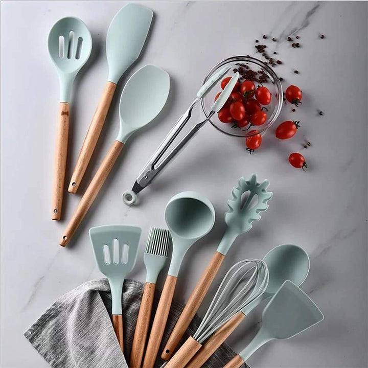 Olyee Silicone Utensils Set | kitchen item | Waseeh Pakistan