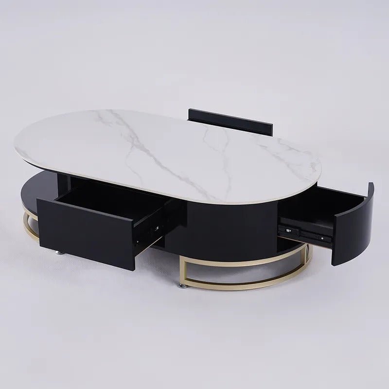Ooid Modern Storage Lounge Drawing Room Coffee Sintered Drawer Organizer Table | Not Sale FB | Waseeh Pakistan