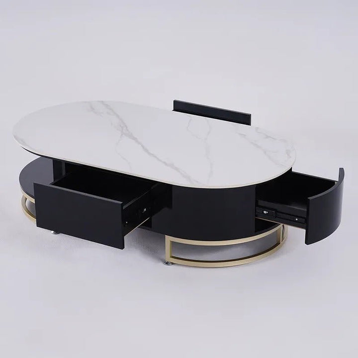Ooid Modern Storage Lounge Drawing Room Coffee Sintered Drawer Organizer Table | Not Sale FB | Waseeh Pakistan
