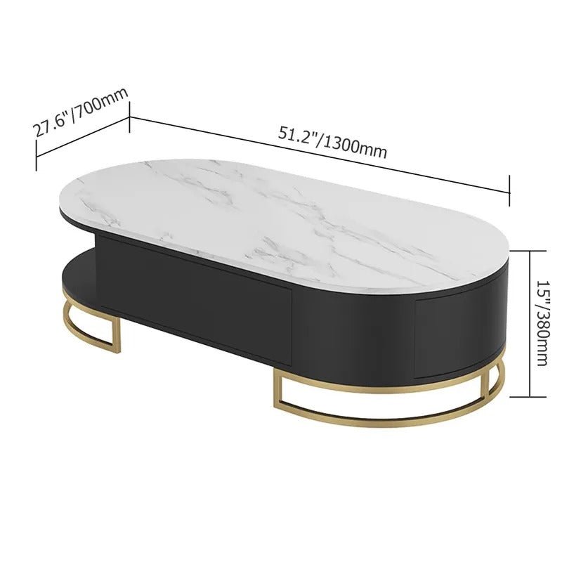 Ooid Modern Storage Lounge Drawing Room Coffee Sintered Drawer Organizer Table | Not Sale FB | Waseeh Pakistan