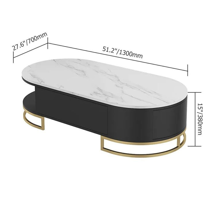 Ooid Modern Storage Lounge Drawing Room Coffee Sintered Drawer Organizer Table | Not Sale FB | Waseeh Pakistan