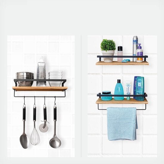 Oreliane Industrial Kitchen Floating Shelve | Not Sale FB | Waseeh Pakistan