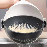 Rotary Vegetable Cutter with Drainer - waseeh.com
