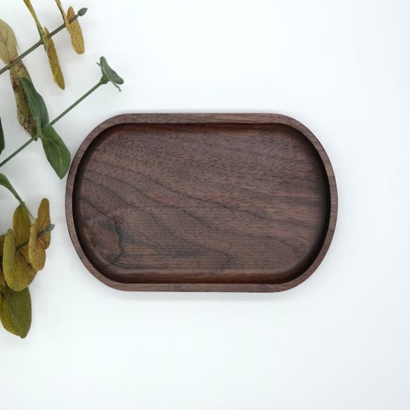 Oval Gazed Wooden Kitchen Serving Tray | Not Sale FB | Waseeh Pakistan