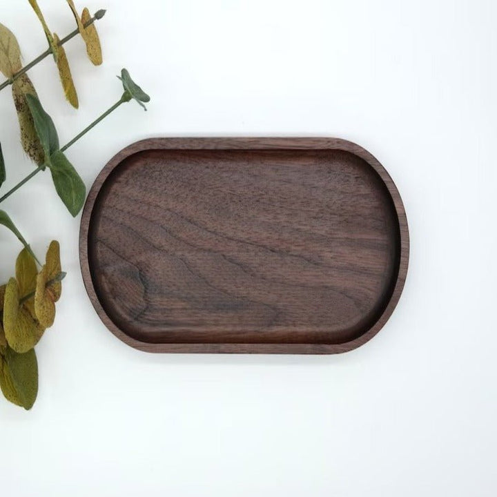 Oval Gazed Wooden Kitchen Serving Tray | Not Sale FB | Waseeh Pakistan
