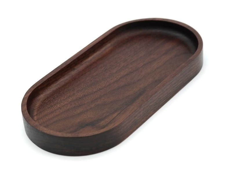 Oval Gazed Wooden Kitchen Serving Tray | Not Sale FB | Waseeh Pakistan