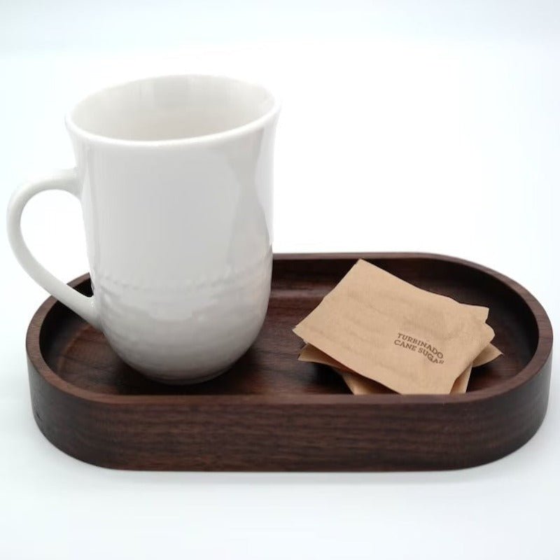 Oval Gazed Wooden Kitchen Serving Tray | Not Sale FB | Waseeh Pakistan