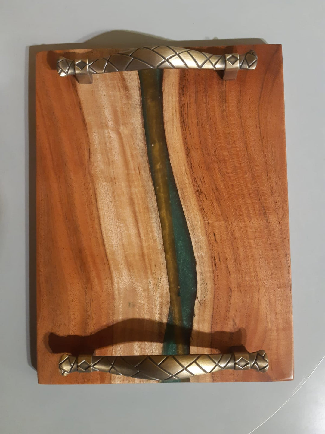 Pacific Epoxy Resin Wooden Tray | Home Décor | Waseeh Pakistan