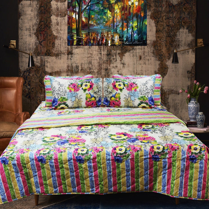 Palace Flower Birch Bedding Spread Set (6 pcs) | Home Décor | Waseeh Pakistan