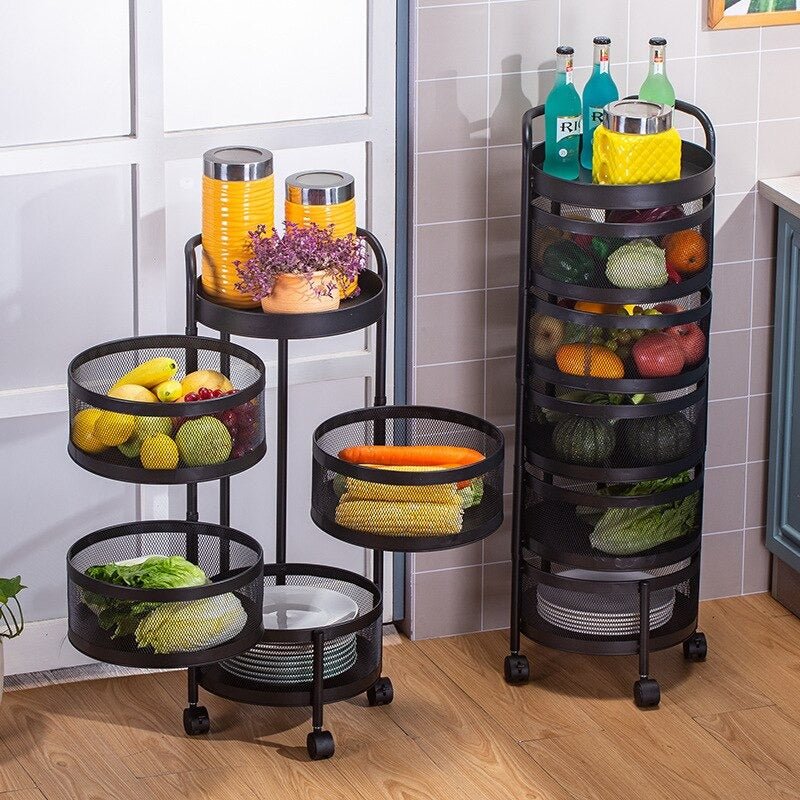 Parfait Rotating Trolley (Round) | kitchen item | Waseeh Pakistan