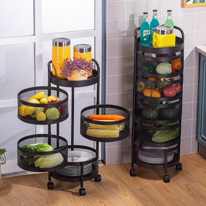 Parfait Rotating Trolley (Round) | kitchen item | Waseeh Pakistan