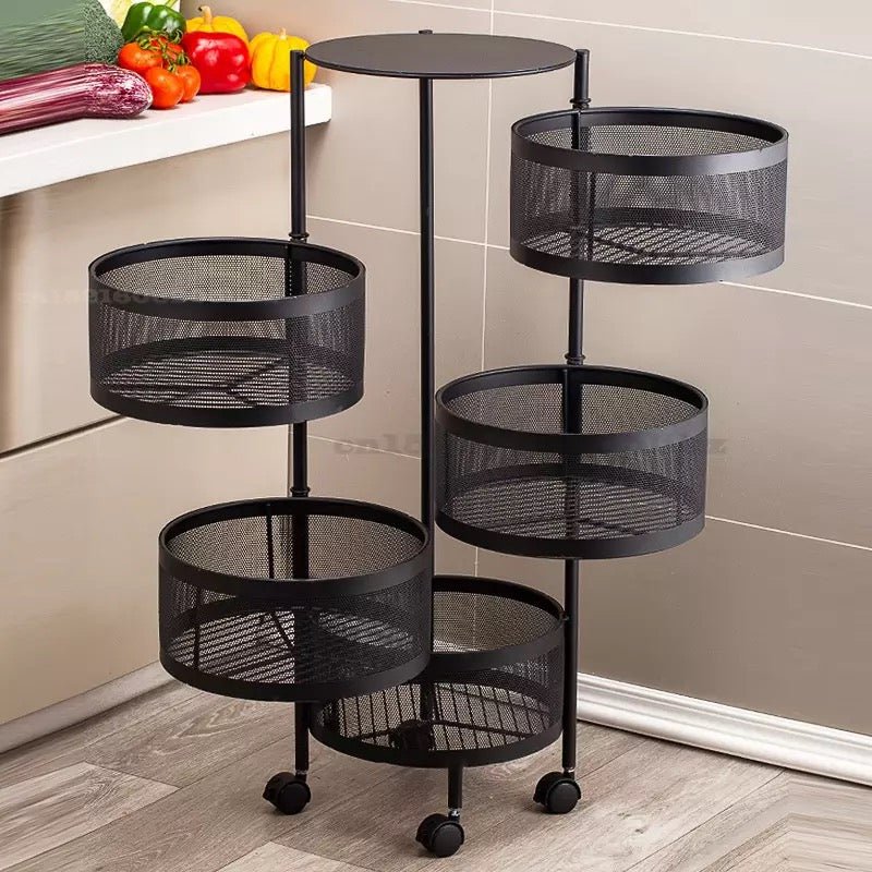Parfait Rotating Trolley (Round) | kitchen item | Waseeh Pakistan