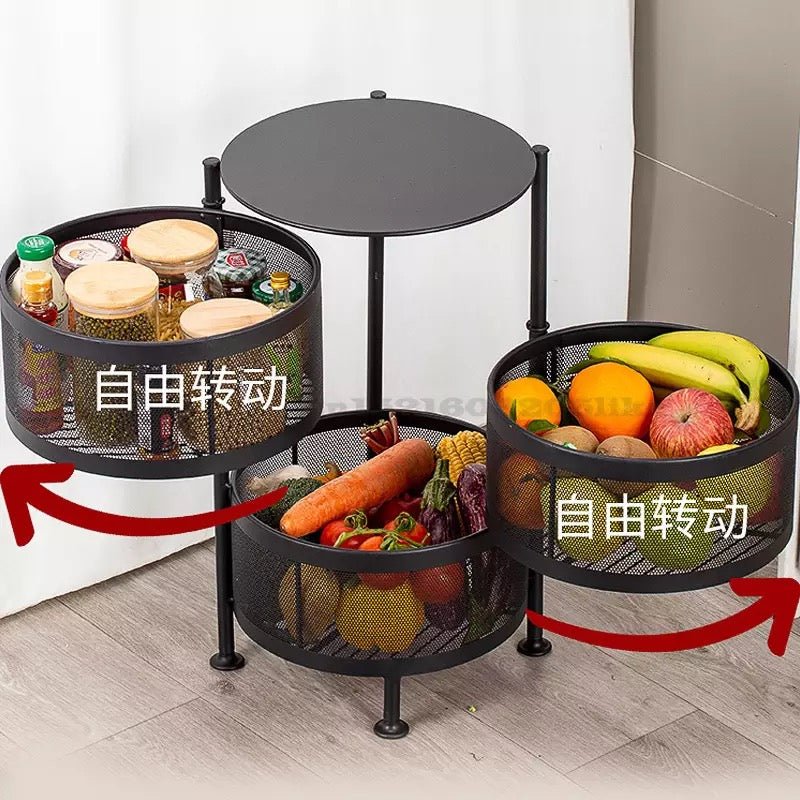 Parfait Rotating Trolley (Round) | kitchen item | Waseeh Pakistan